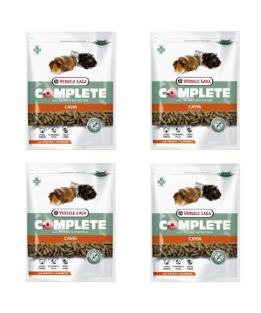 Versele Laga Versele-Laga Complete Cavia all-in-one-Nutrition |4 pack |4 x 500 g |Pellets for guinea pigs |Contains Timothy-Heu |Enriched with elderberries and herbs 500 g (4 Pack)