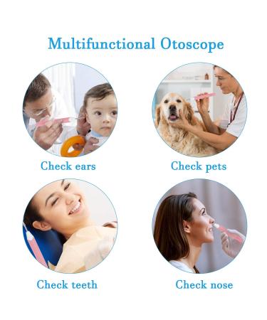 3.9mm Otoscope Ear Endoscope for Ear Wax Removal | 6-Light Ear Inspection Camera HD Waterproof Ear Scope for Kids and Adults | Pink | Compatible with Android iPhone - Buy Online on SooperMarket.com