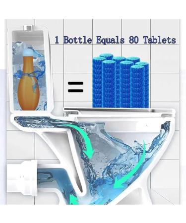 Bowling Blue Bubble Toilet Bowl Cleaner Bowling Toilet Cleaner Automatic Long-Lasting Toilet Bowl Cleaner in Bottle Toilet Cleaner for Cistern (Color : 1pc) - Buy Online on SooperMarket.com
