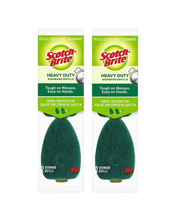 Scotch-Brite Heavy Duty Dishwand Refill, 4-Refills