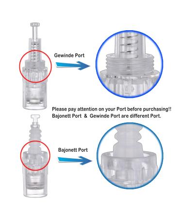 Bowka 9 Pins Microneedling Pen Needles - 10 Universal Replacement Needles for Adjustable Electric Derma Pen - Buy Online on SooperMarket.com
