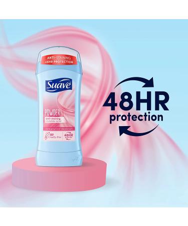 Suave 48-Hour Powder Deodorant Stick for Women - 2.6 oz - Buy Online on SooperMarket.com