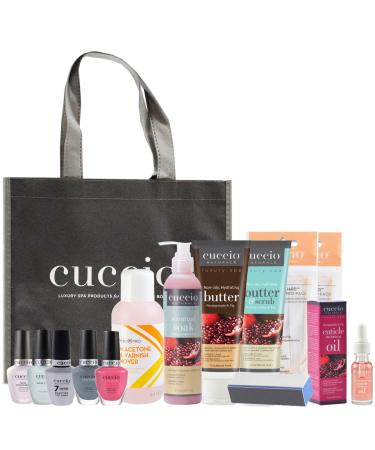 Cuccio bumper manicure at home kit- pom & fig