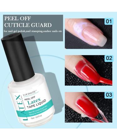 LOUINSTIC Nail Polish Remover Gel - 3-5 Minute Removal with Latex Tape | No Foils Needed - Buy Online on SooperMarket.com