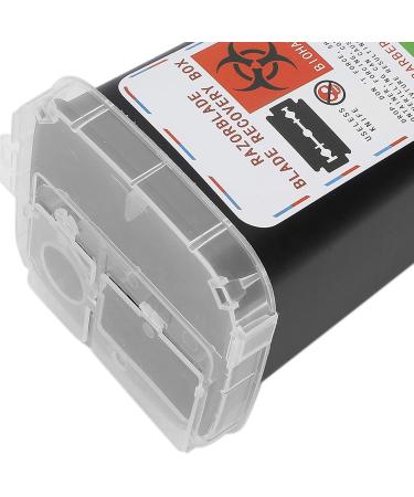 Large Capacity Blade Dispenser Etui | Hairdressing Salon Storage Container - Safe Blade Disposal for Salons (BlcAK) - Buy Online on SooperMarket.com
