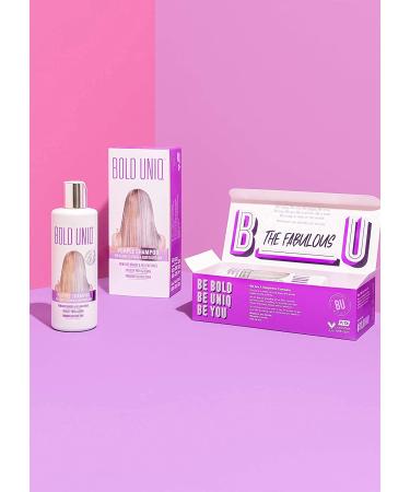 Bold Uniq Purple Shampoo & Mask Bundle - Eliminates Brassiness, Lightens Blonde, Platinum & Gray Hair - Paraben & Sulfate Free - Vegan & Cruelty Free - Buy Online on SooperMarket.com