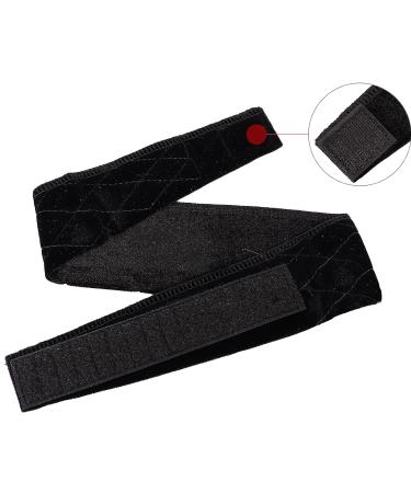 MapofBeauty 2 Pack Adjustable Velvet Wig Grip Headbands - No Slip & Flexible (Black) - Buy Online on SooperMarket.com