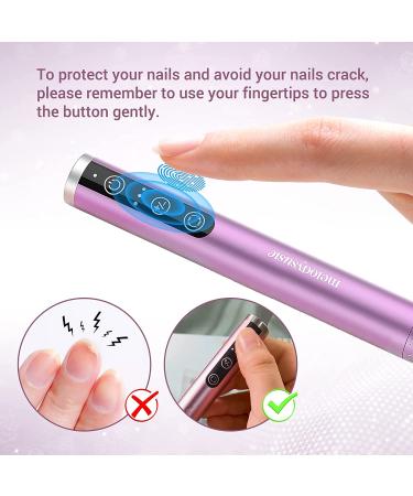 MelodySusie Cordless Nail Drill - Rechargeable Electric Efile Kit for Acrylic Gel Nails - Purple - Buy Online on SooperMarket.com