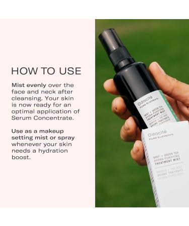 Odacit Anti-Aging Face Serum & Mint Green Tea Mist | Hydration for Acne-Prone Skin Blemish Control | 1.69 fl. oz - Buy Online on SooperMarket.com