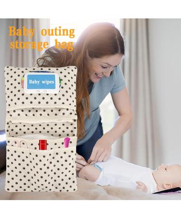 Piwosgol Baby Diaper Bag - Compact Organizer for On-the-Go Essentials Perfect for Diapers Wipes Care Cream and More - Buy Online on SooperMarket.com