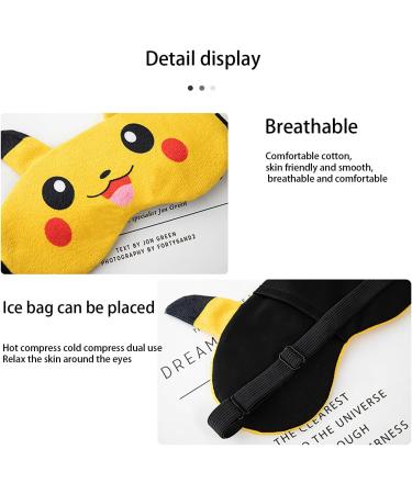 3 Pcs Kids Sleep Masks - Cute Plush Eye Mask Set for Girls, Boys, and Women - Soft & Comfortable Sleep Accessories - Buy Online on SooperMarket.com