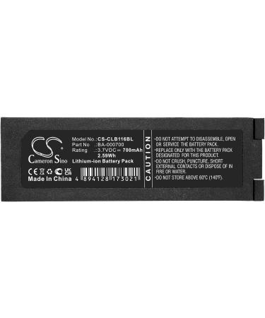 Replacement Battery for CipherLAB 1166/1266 & CL1160/CL1266 - BA-000700 700mAh/3.7V | International Shipping Available - Buy Online on SooperMarket.com