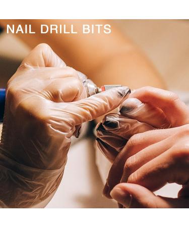 NICENEEDED Tungsten Nail Carbide 5 in 1 Bit Two Way Rotate use for Both Left and Right Handed 3/32 Inch Professional Nail Drill Bits for Fast Remove Acrylic or Hard Gel(Silver Fine) Style 1 - Buy Online on SooperMarket.com
