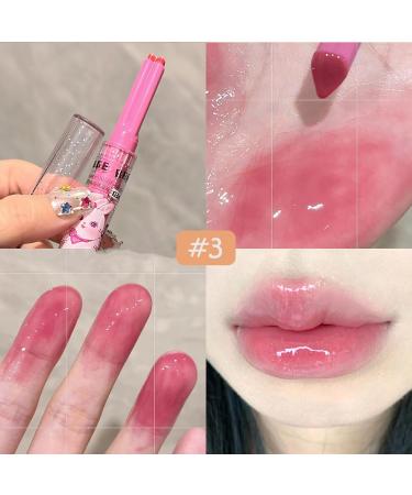 Mrettick Heart Shape Jelly Lipstick - Long-Lasting Moisturizing Lip Stain | Hydrating Tinted Lip Gloss for Non-Sticky Glamour - Buy Online on SooperMarket.com