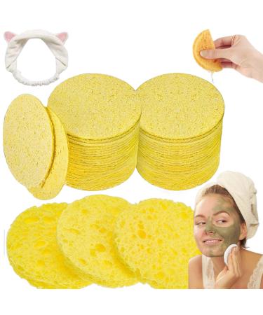 DENGWANG Turmeric Kojic Acid Pads Turmeric Kojic Acid Cleansing Pads Turmeric Exfoliating Pads Kojic Acid and Turmeric Cleansing Pads Turmeric Face Pads for Face (30PCS Yellow) 30PCS Yellow