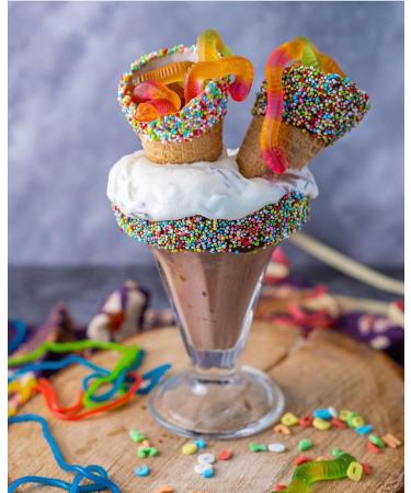 Colorful Nonpareilles Sugar Pearls - Mini Sugar Balls for Decorating Ice Cream Cakes & Muffins - 165g - Buy Online on SooperMarket.com