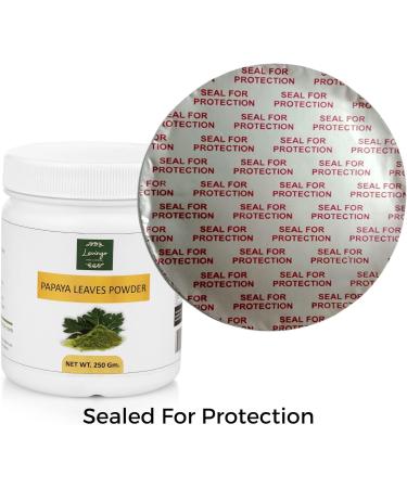 Papaya Leaf Powder (Carica Papaya) | 250 g | 8.81 oz | Rich in Fiber & Good for Digestion | Supports Immunity & Weight Management | Eco-Friendly Packaging - by Lavingo - Buy Online on SooperMarket.com