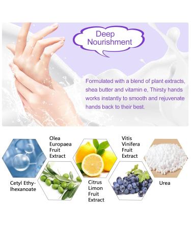 4 Pairs Moisturizing Peeling Hand Mask with Honey & Milk - Natural Plant Extracts Collagen Brightening & Anti-Aging Repair (Honey & Lavender) - Buy Online on SooperMarket.com