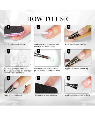 Saviland Clear Acrylic Powder 5.29OZ - Professional Salon-quality Polymer for Nail Extension, French Manicure & Nail Carving - Buy Online on SooperMarket.com
