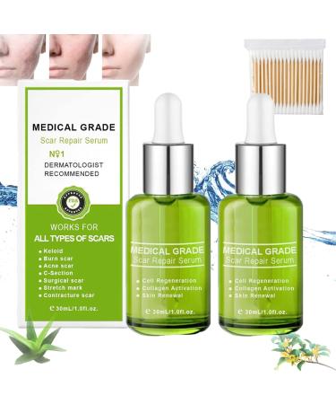 RJDJ Goopgen Advanced Scar Repair Serum 30ml Goopgen Medical Grade Scar Repair Serum Scar Treatment Serum for All Types of Scars (2pcs)