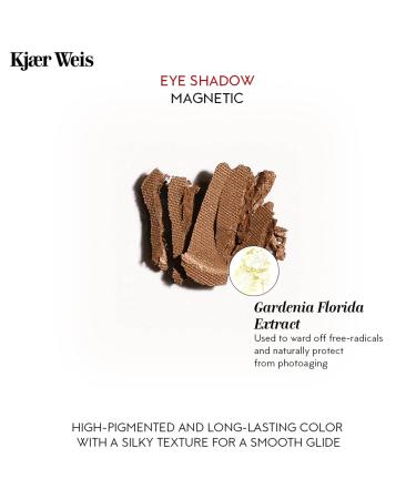 Kjaer Weis Powder Eye Shadow | Highly Pigmented Blue Eyeshadow | Organic & Cruelty-Free | Long-Lasting Blendable Clean Makeup - Buy Online on SooperMarket.com