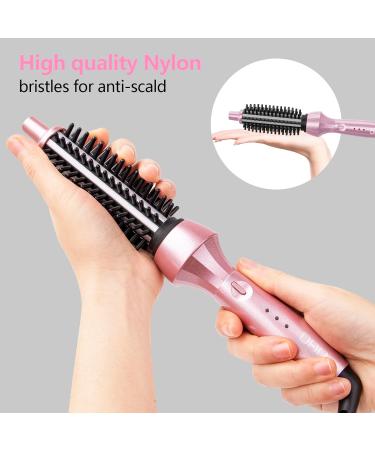 DAN Curling Iron Brush - Best Heated Curling Brush for Short Hair | Perfect Curling Brush for Effortless Curls | Shop Internationally - Buy Online on SooperMarket.com