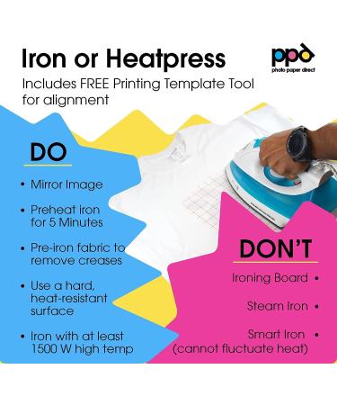 PPD Premium Light T-Shirt Transfer Paper - 40 Sheets, 8.5x11 - PPD001-40 - Buy Online on SooperMarket.com