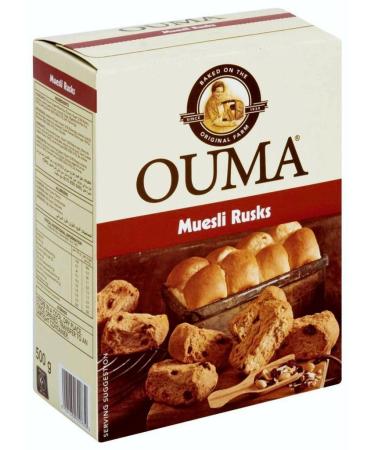 Ouma Muesli Rusks - 500g Natural 500 g (Pack of 1)