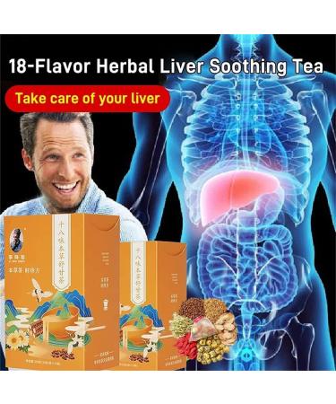 PRIMUZ 18-Flavor Herbal Chrysanthemun Cassia Seeds Liver Soothing Tea Daily Liver Nourishing Tea Everyday Nourishing Liver Tea Chinese Nourish Liver and Protect Liver Tea for All People (30pcs) - Buy Online on SooperMarket.com