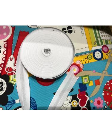 Mangocore Cotton Bias Binding Tape 25mm 30yds - DIY Garment Accessories Wholesale (White) - Buy Online on SooperMarket.com