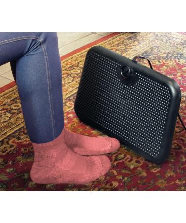 Toasty Toes Ergonomic Heated Foot Warmer BLACK - Cozy Products TT - Buy Online on SooperMarket.com