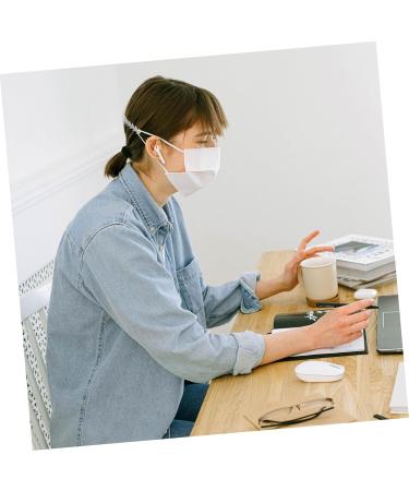 40 STK Masking Hooks Hanger - Adjustable Ear Hooks & Mask Band Buckles for Hearing Protection | Anti-Strangulation Extension - White - Buy Online on SooperMarket.com