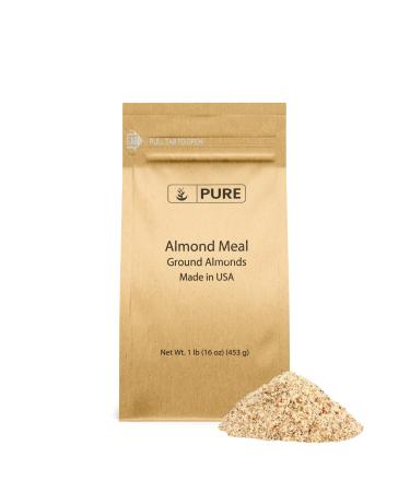 Pure Original Ingredients Almond Meal (1 lb) Great for Baking & Breads, Ground Almonds