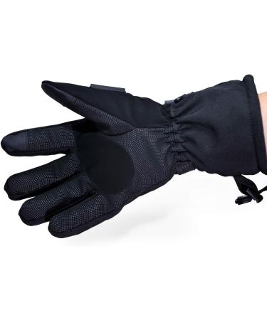 PHRIXUS Mens & Womens Ski Gloves Waterproof Winter Warm 3M Thinsulate Skiing & Snow Gloves Snowboard Snowmobile Gloves Winter Cold Weather Windproof Gloves Large Black - Buy Online on SooperMarket.com