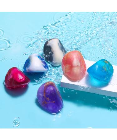 BFF BEAUTY Soap Rocks Set - 6pcs Hand Face Body Bar Soap - Gemstone Soap Bars for Women & Men - Moisturizing Skin - Birthday Gift Idea - Buy Online on SooperMarket.com