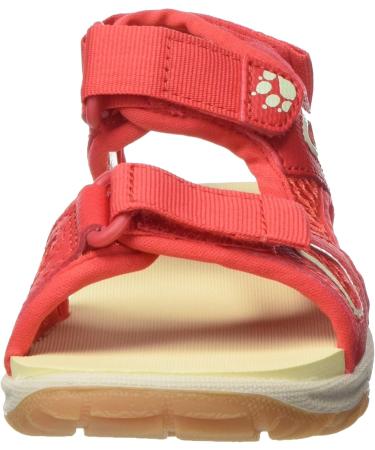 Jack Wolfskin Unisex Kids Taraco Beach K Sandal 32 EU - Red & Champagne | International Shipping Available - Buy Online on SooperMarket.com