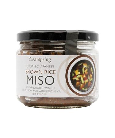 Clearspring Unpasteurised Organic Japanese Brown Rice Miso Paste 300g