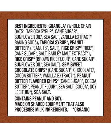 Annie's Organic Chewy Granola Bars - Peanut Butter Chocolate Chip, 5.34 oz (12 Pack) - Healthy Snack Choices - Buy Online on SooperMarket.com