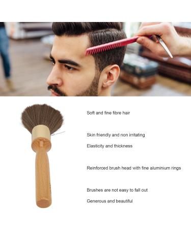 Neck Duster Brush Beech Wood Ergonomic Handle Portable Broken Hair Brush for Barber Large - Buy Online on SooperMarket.com