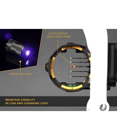 Trophy Ridge React H5 5-Pin Bow Sight - Black, Right Hand | High-Quality Archery Accessory - Buy Online on SooperMarket.com