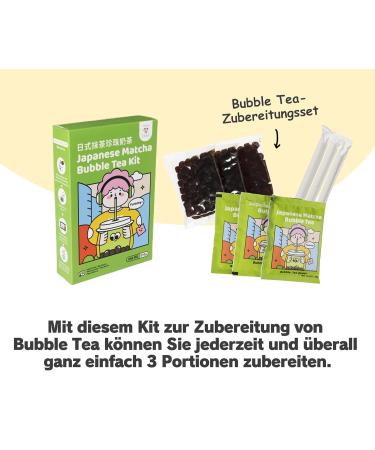 Tokimeki Japanese Matcha Bubble Tea Kit 255g | Authentic Matcha Experience | Easy Hot & Cold Preparation | Perfect for Home Enjoyment - Buy Online on SooperMarket.com