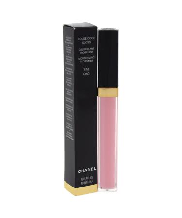 Chanel Rouge Coco Gloss Moisturizing Glossimer Lip Gloss  726 Icing  0.19 Ounce  726 Icing 0.19 Ounce (Pack of 1)
