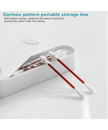 EBTools Reusable Cotton Swab Travel Case - Eco-Friendly Q-Tips for Makeup No Waste Easy Clean White - Perfect for Home & Travel - Buy Online on SooperMarket.com