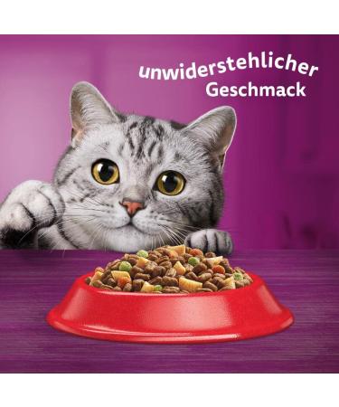 Buy Whiskas Adult 1+ Dry Cat Food - Beef 5x800g Packs | Premium Drying Cat Food for Adults - Various Packaging Options - Buy Online on SooperMarket.com