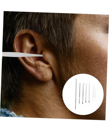Lurrose 4 Sets Ear Pick Tool - Stainless Steel Ear Wax Removal Kit for Adults and Children - Buy Online on SooperMarket.com