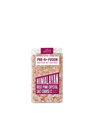 Profusion Organic Himalayan Rose Pink Crystal Salt Coarse 500g