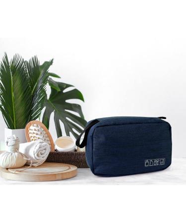 Cooja Hanging Toiletry Travel Wash Bag with Hook & Handle - Dark Blue Set - Buy Online on SooperMarket.com