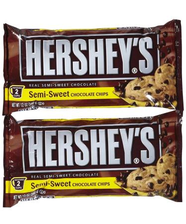 Hershey's Semi-Sweet Chocolate Baking Chips - 12 oz - 2 pk