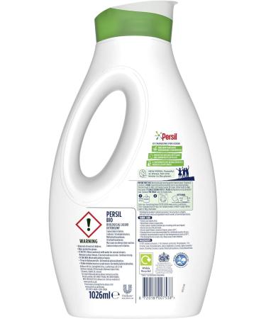 Persil Bio Laundry Detergent - 38 Washes, 1.026L | Stain Removal | 100% Recyclable Bottle - Buy Online on SooperMarket.com