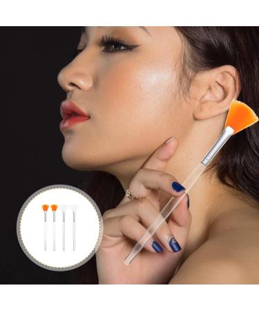 STAHAD 4pcs Mask Brush Powder Applicator Gel Mask Flat Heads Fan for Facials Cosmetic Cream - Buy Online on SooperMarket.com